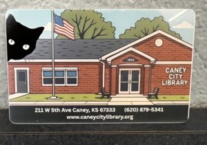 Caney City Library Card